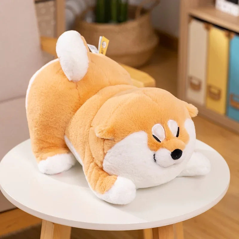 Peluche Chien Akita Shiba Inu Jouet Kawaii pour enfants et collectionneurs