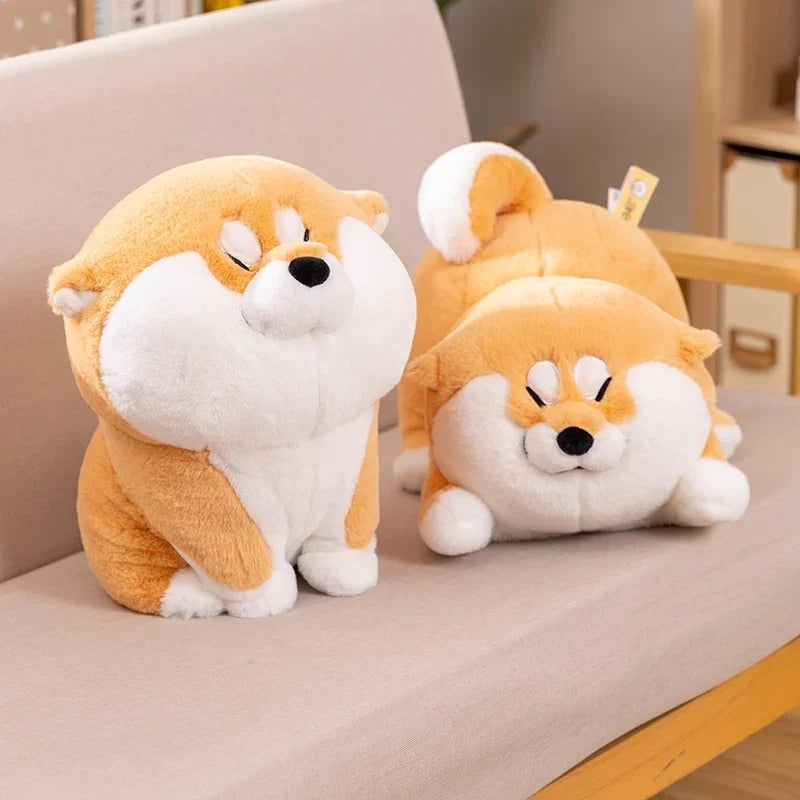 Peluche Chien Akita Shiba Inu Jouet Kawaii pour enfants et collectionneurs