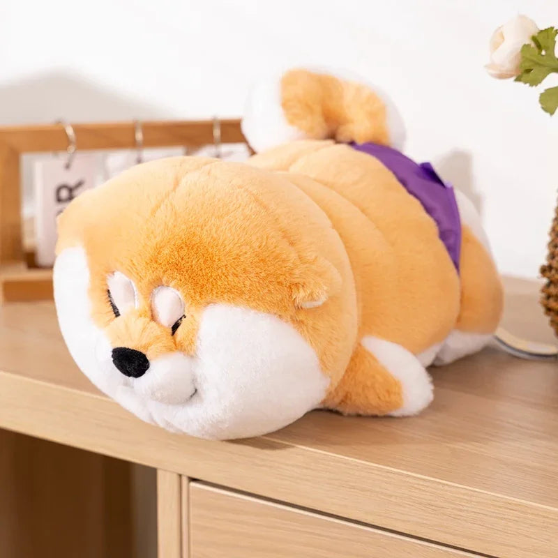 Peluche Chien Akita Shiba Inu Jouet Kawaii pour enfants et collectionneurs