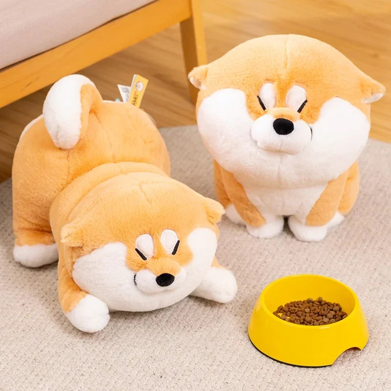 Peluche Chien Akita Shiba Inu Jouet Kawaii pour enfants et collectionneurs