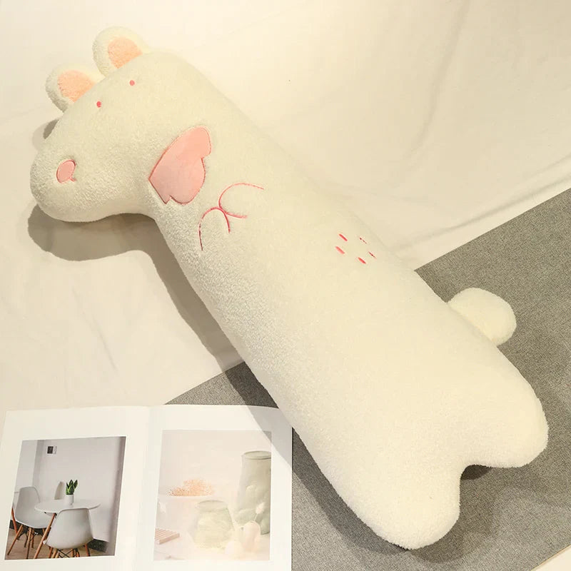 Peluches Longues Lapin Renard Loup pour Enfants