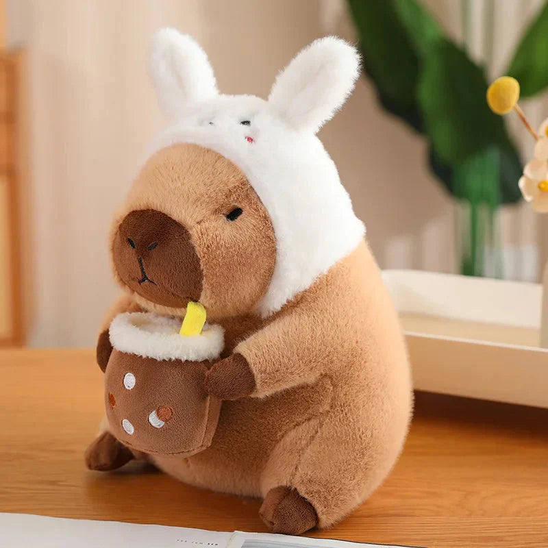 Costume Animal en Peluche Bébé Capybara Déguisement Enfant