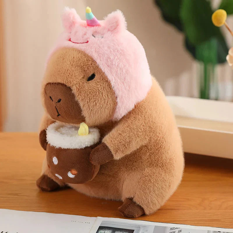 Costume Animal en Peluche Bébé Capybara Déguisement Enfant