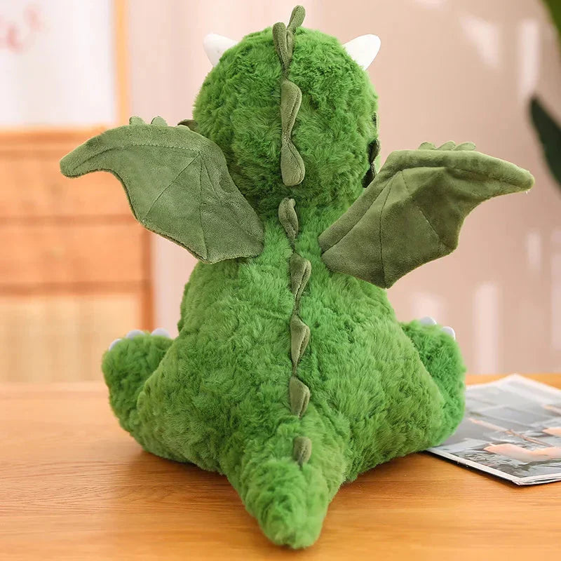 Œuf de dragon peluche coussin 2-en-1 pour enfants