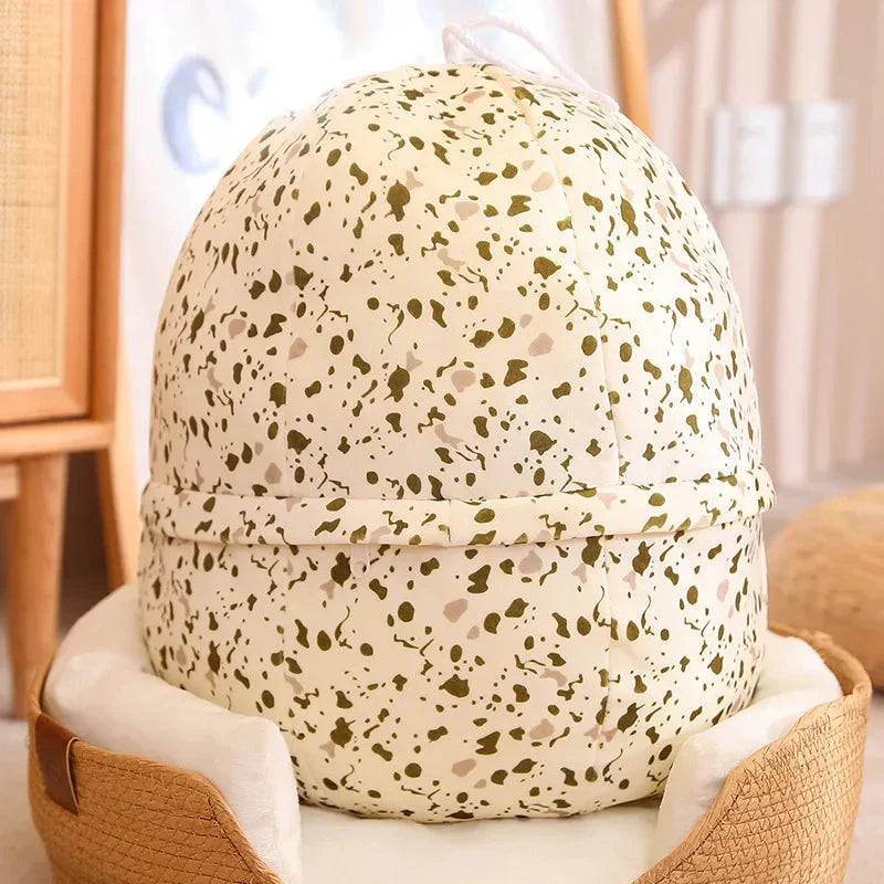 Œuf de dragon peluche coussin 2-en-1 pour enfants