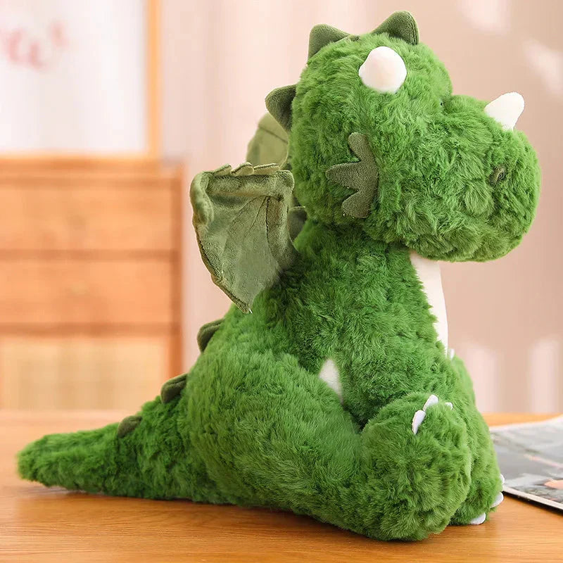 Œuf de dragon peluche coussin 2-en-1 pour enfants