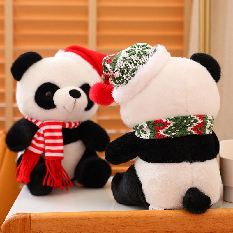 Peluche Panda Noël pour enfants et adultes