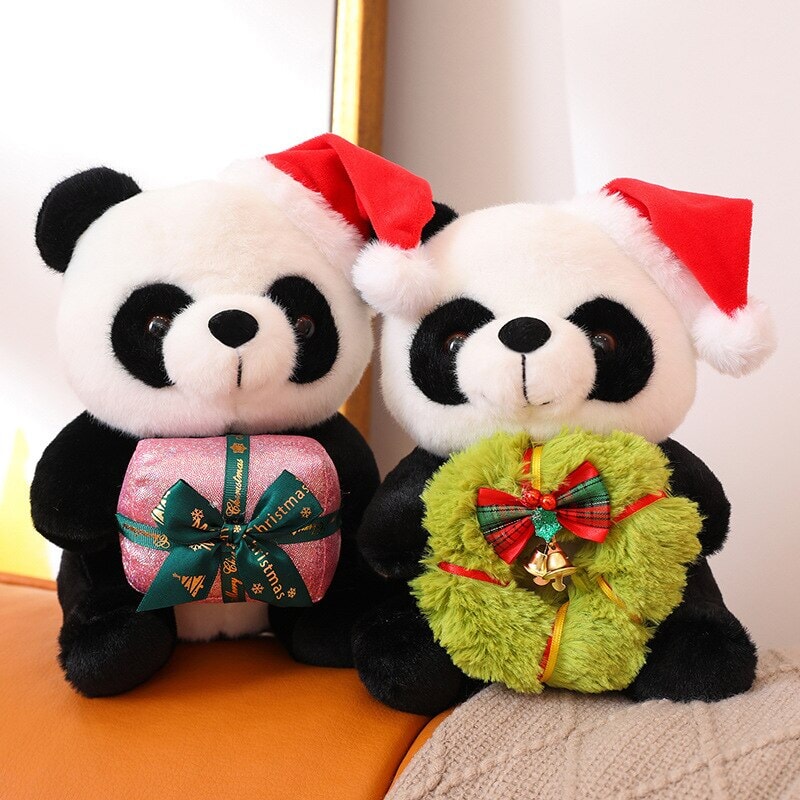 Peluche Panda Noël pour enfants et adultes