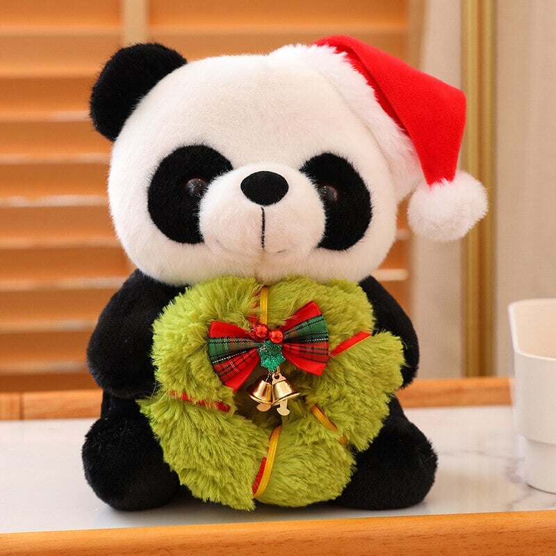 Peluche Panda Noël pour enfants et adultes