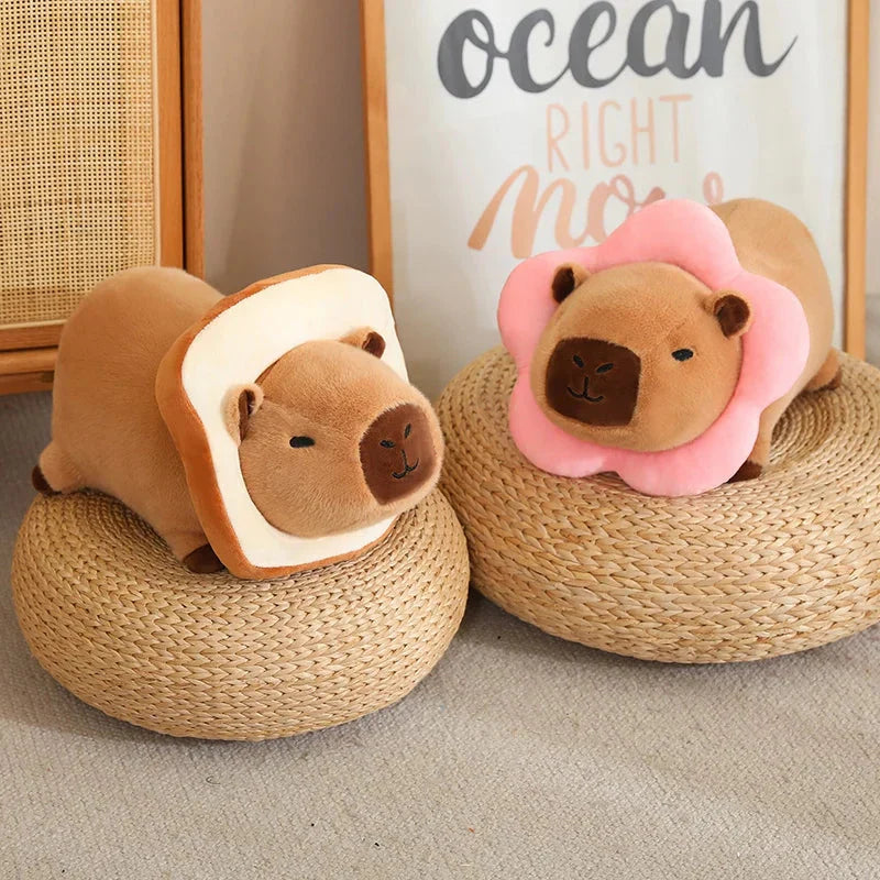 Figurine en peluche capybara pour enfants et collectionneurs
