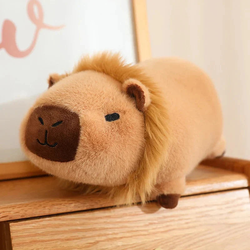 Figurine en peluche capybara pour enfants et collectionneurs