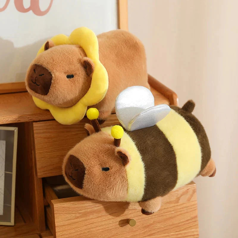 Figurine en peluche capybara pour enfants et collectionneurs