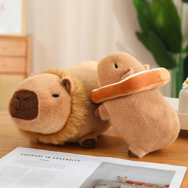 Figurine en peluche capybara pour enfants et collectionneurs