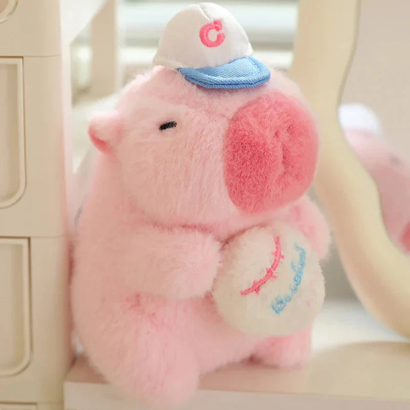 Peluche capybara sportive pour enfants