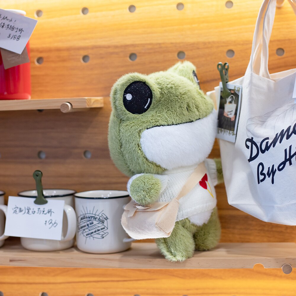 Grenouille en Peluche Miniature pour Enfants et Collectionneurs