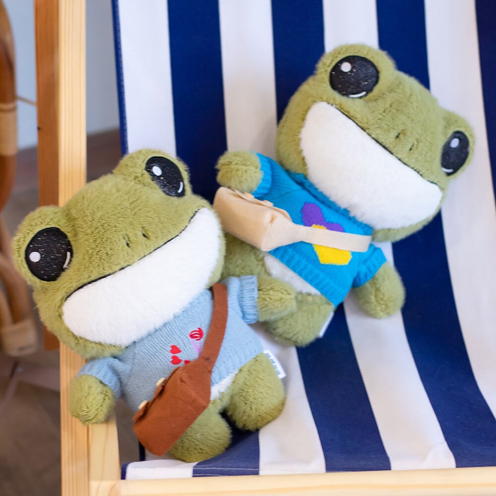 Grenouille en Peluche Miniature pour Enfants et Collectionneurs