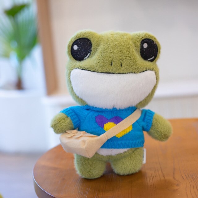 Grenouille en Peluche Miniature pour Enfants et Collectionneurs