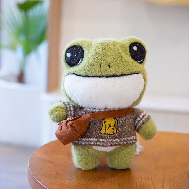 Grenouille en Peluche Miniature pour Enfants et Collectionneurs