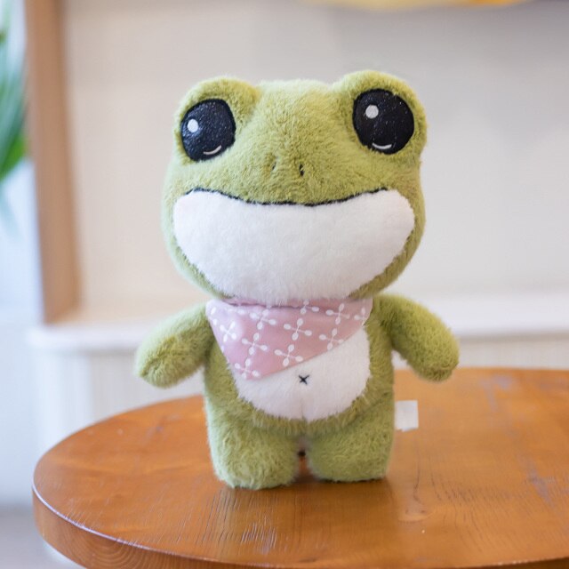 Grenouille en Peluche Miniature pour Enfants et Collectionneurs