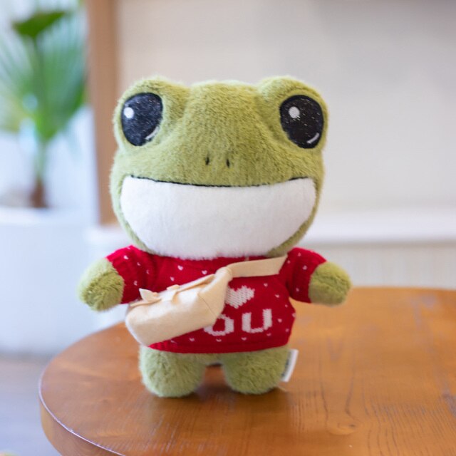 Grenouille en Peluche Miniature pour Enfants et Collectionneurs