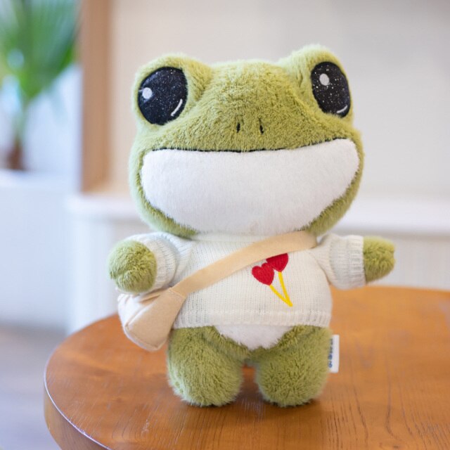 Grenouille en Peluche Miniature pour Enfants et Collectionneurs