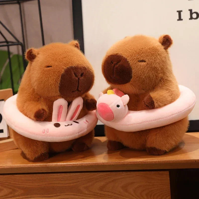 Jouet Peluche Capybara Figurine Animale Flottante Enfant