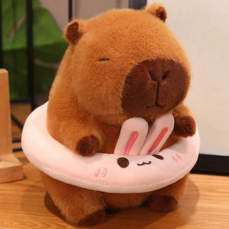 Jouet Peluche Capybara Figurine Animale Flottante Enfant