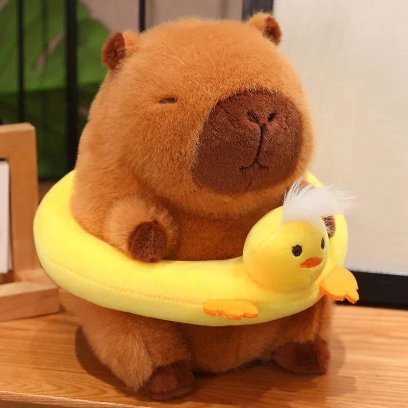 Jouet Peluche Capybara Figurine Animale Flottante Enfant