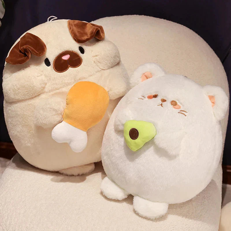 Peluches chien chat animaux en peluche pour enfants et animaux