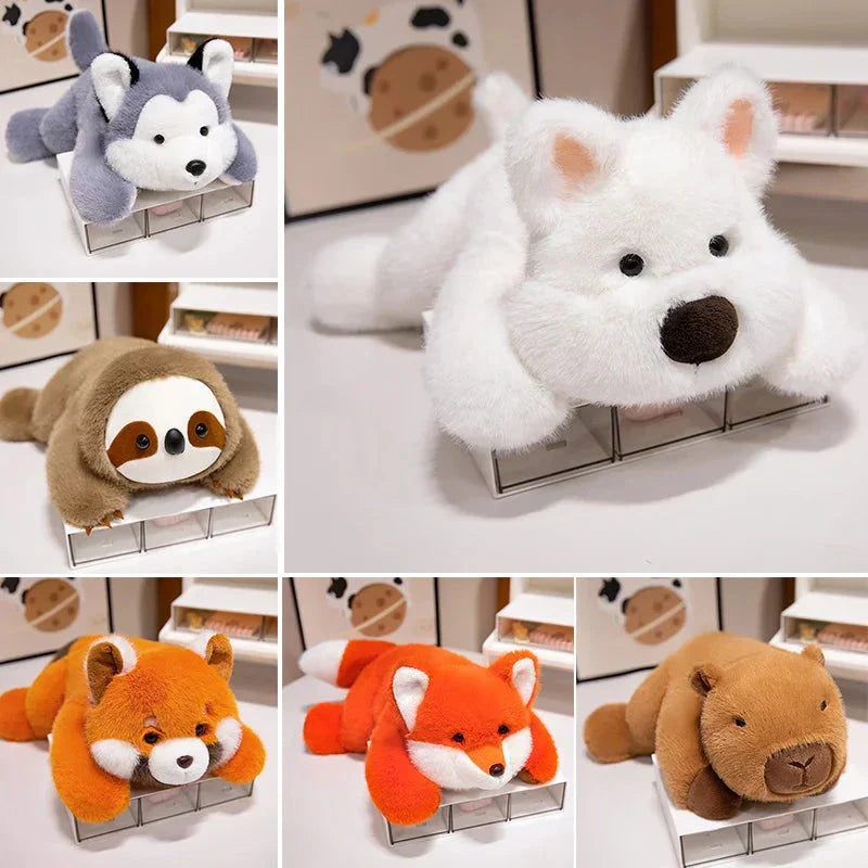 Peluches animaux pour décoration chambre enfant