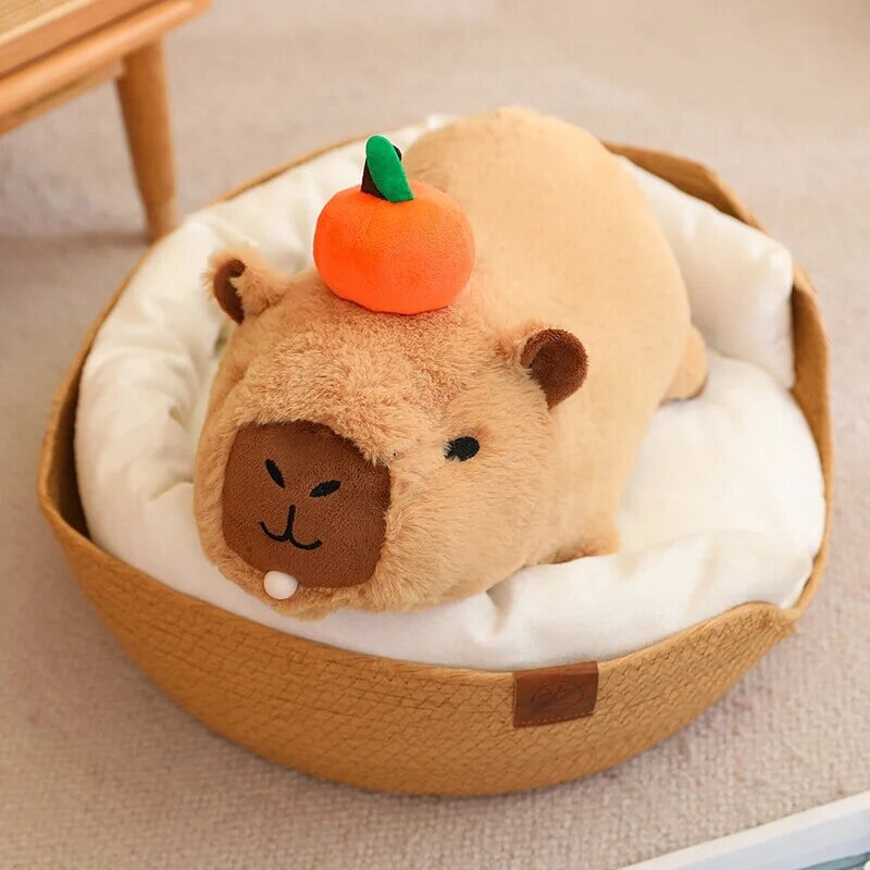 Figurine Capybara Peluche Dormante Plushie