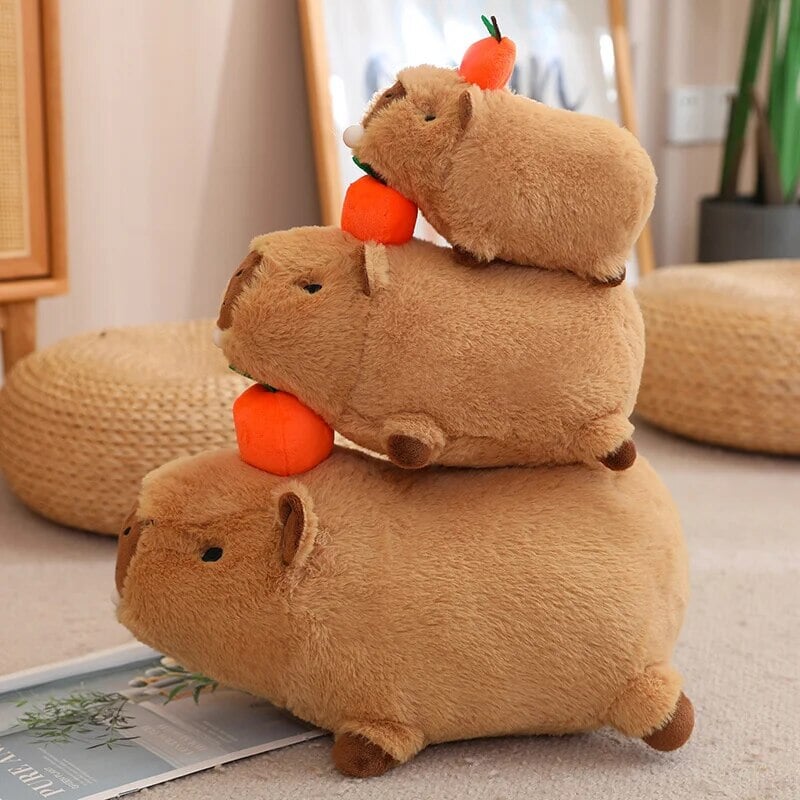 Figurine Capybara Peluche Dormante Plushie