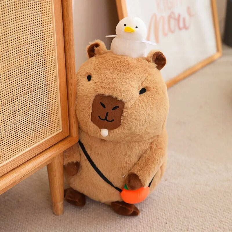 Figurine Capybara Peluche Dormante Plushie