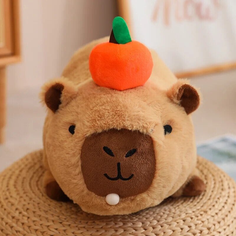 Figurine Capybara Peluche Dormante Plushie