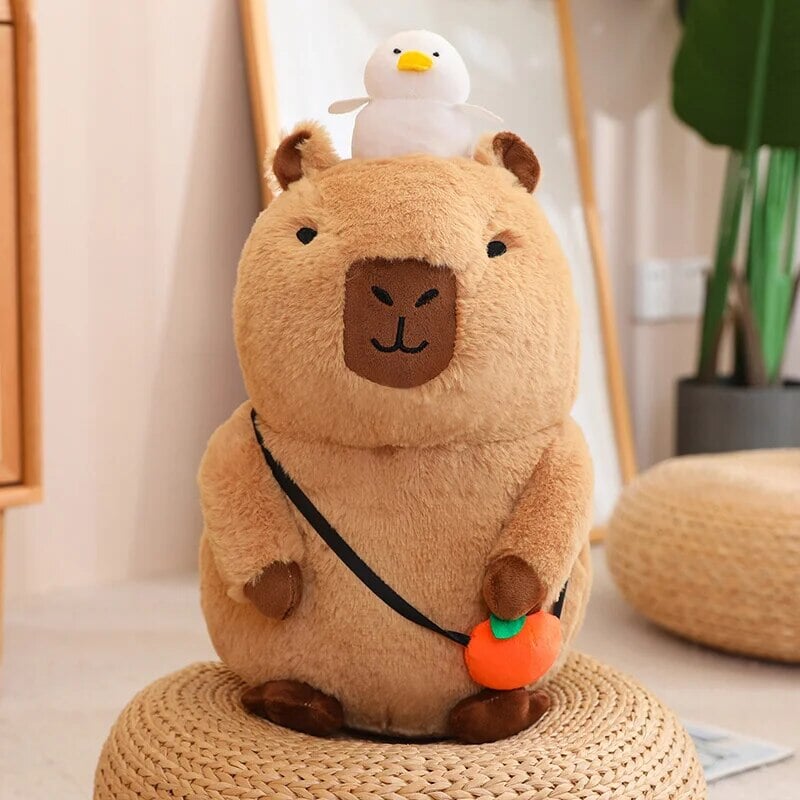 Figurine Capybara Peluche Dormante Plushie