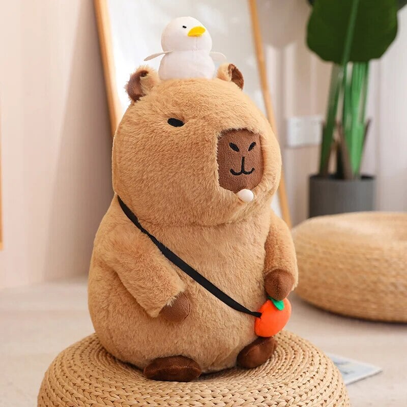 Figurine Capybara Peluche Dormante Plushie