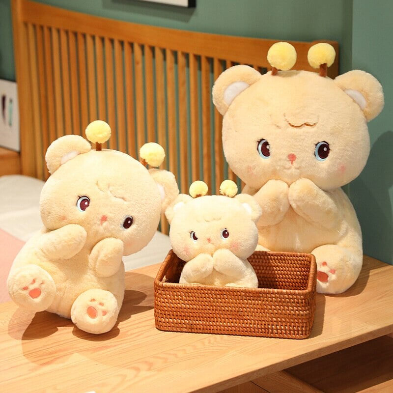 Ours en peluche Gem l'ours Bumble Bee doux et mignon