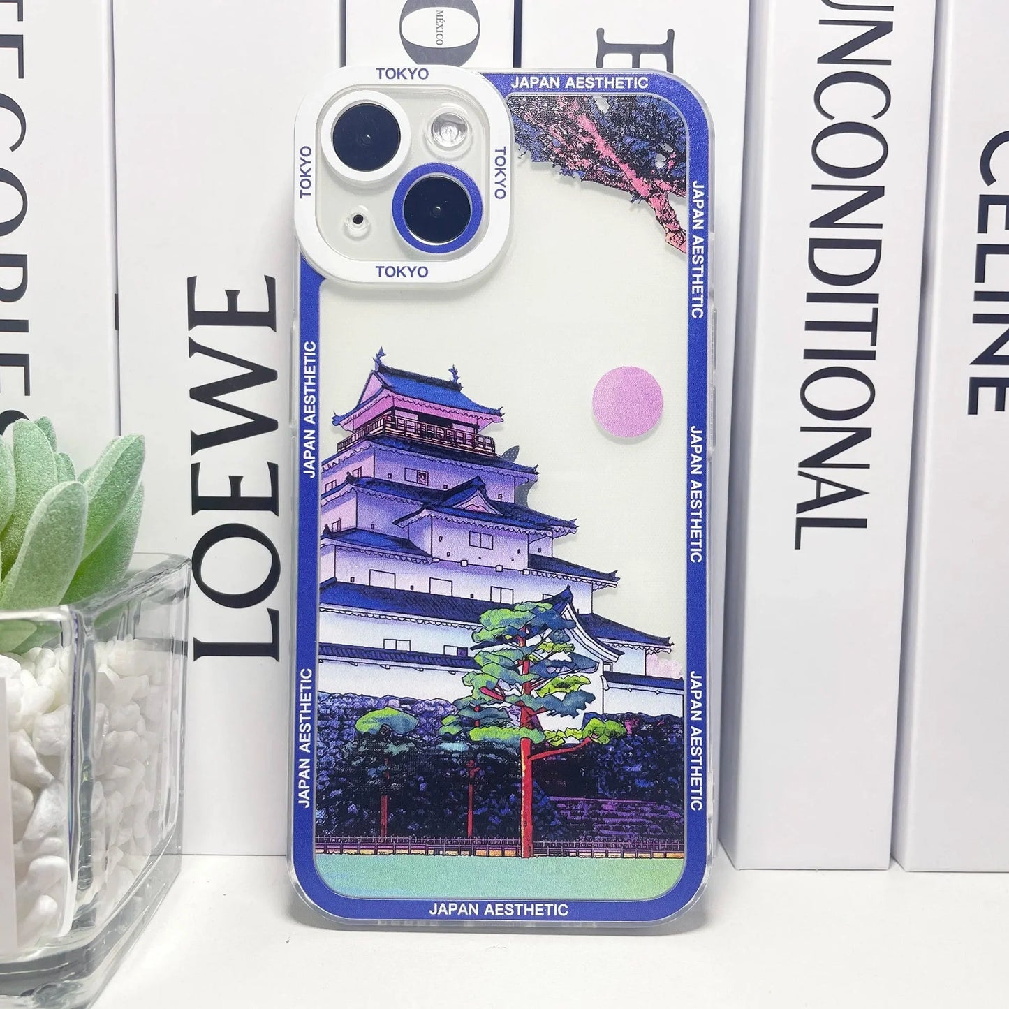Coque iPhone esthétique – Coque design Temples et Châteaux Japonais Osaka Tokyo
