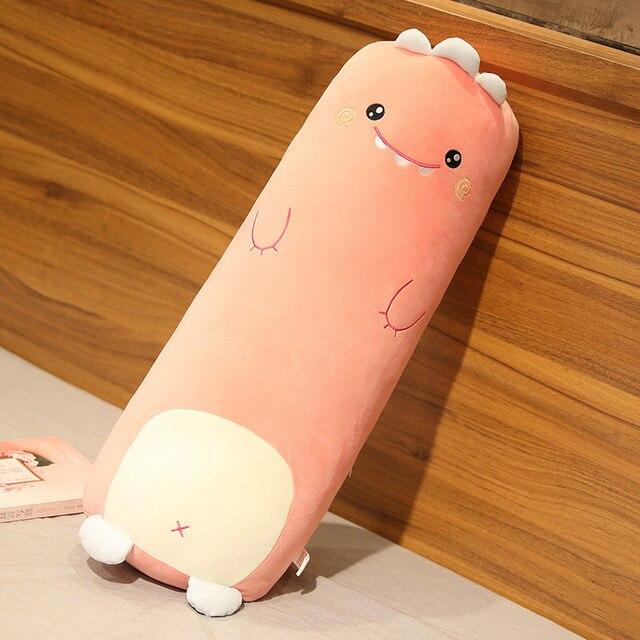 Coussin corporel animal en peluche décoratif