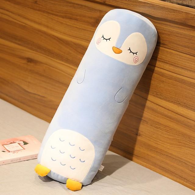 Coussin corporel animal en peluche décoratif