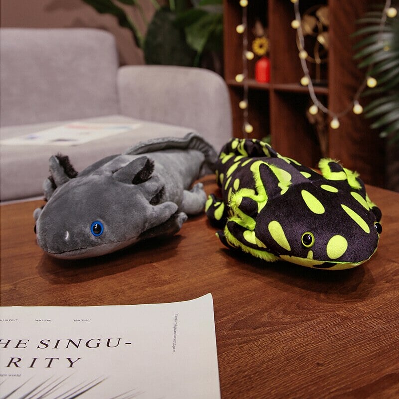Axolotl en Peluche Réaliste pour Enfants et Collectionneurs