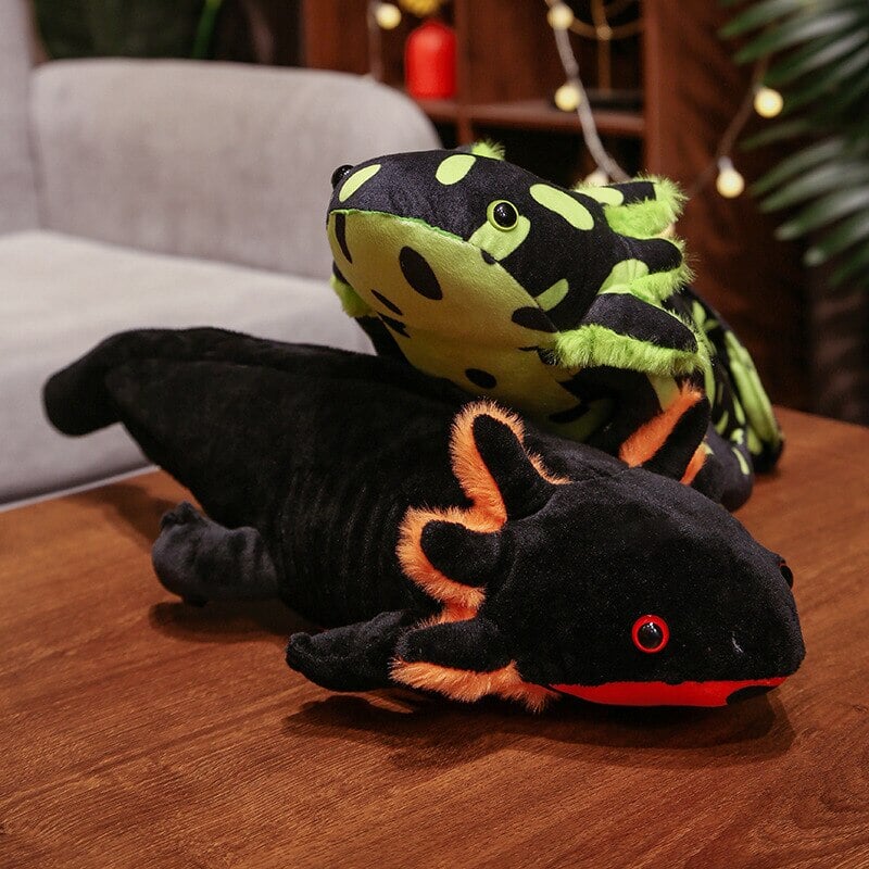 Axolotl en Peluche Réaliste pour Enfants et Collectionneurs