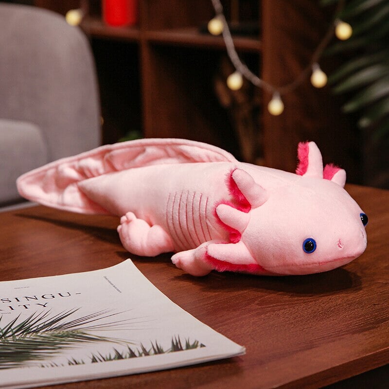 Axolotl en Peluche Réaliste pour Enfants et Collectionneurs