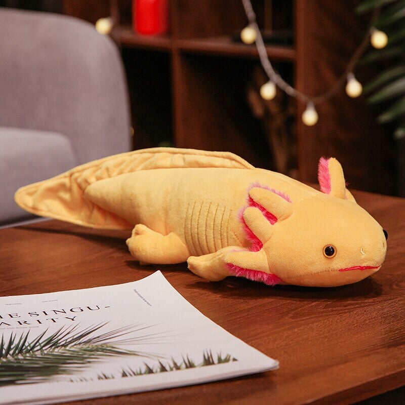 Axolotl en Peluche Réaliste pour Enfants et Collectionneurs