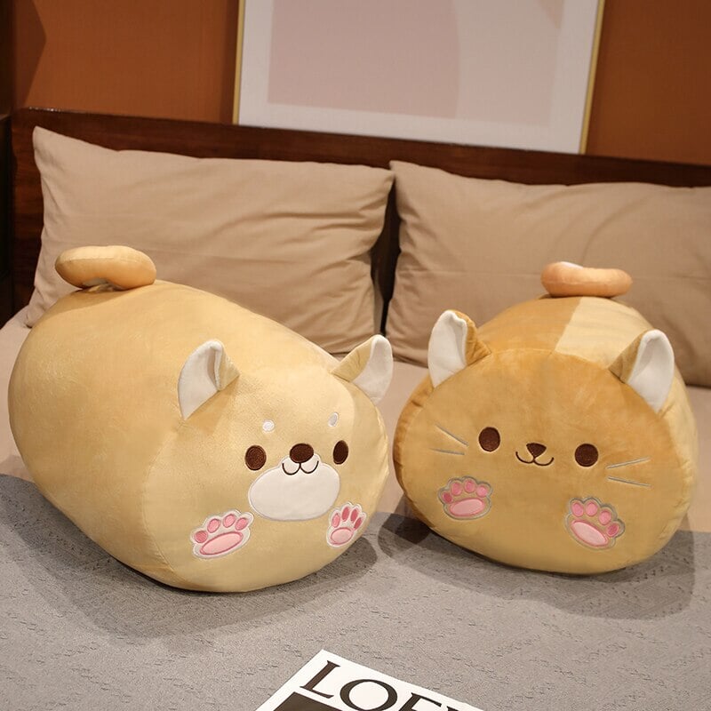 Coussin en peluche Shiba Inu Kawaii pour animaux