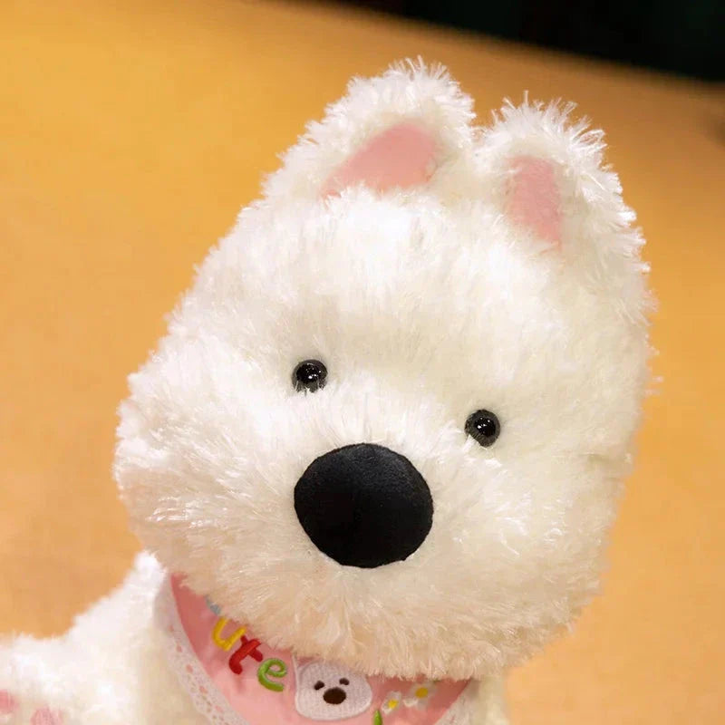 Chien West Highland Terrier peluche pour enfants et adultes