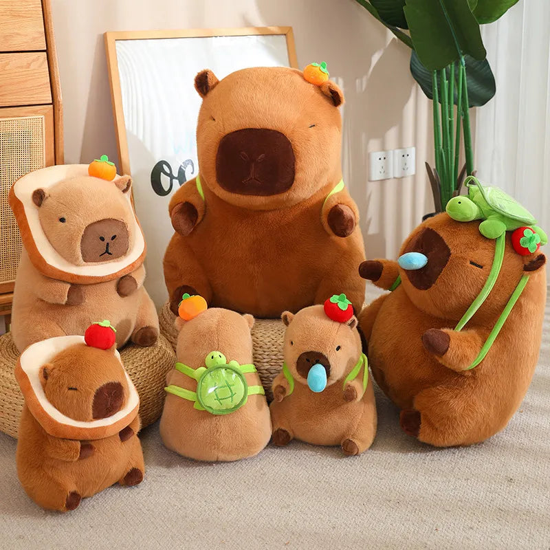 Peluches Capybara Tortue pour enfants et collectionneurs