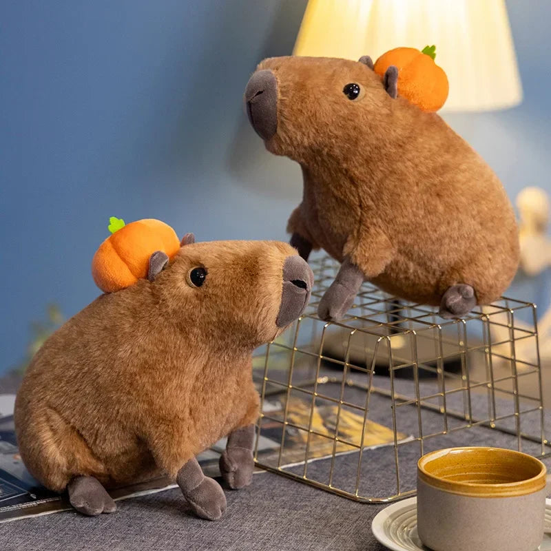 Peluche capybara pour enfants et collectionneurs