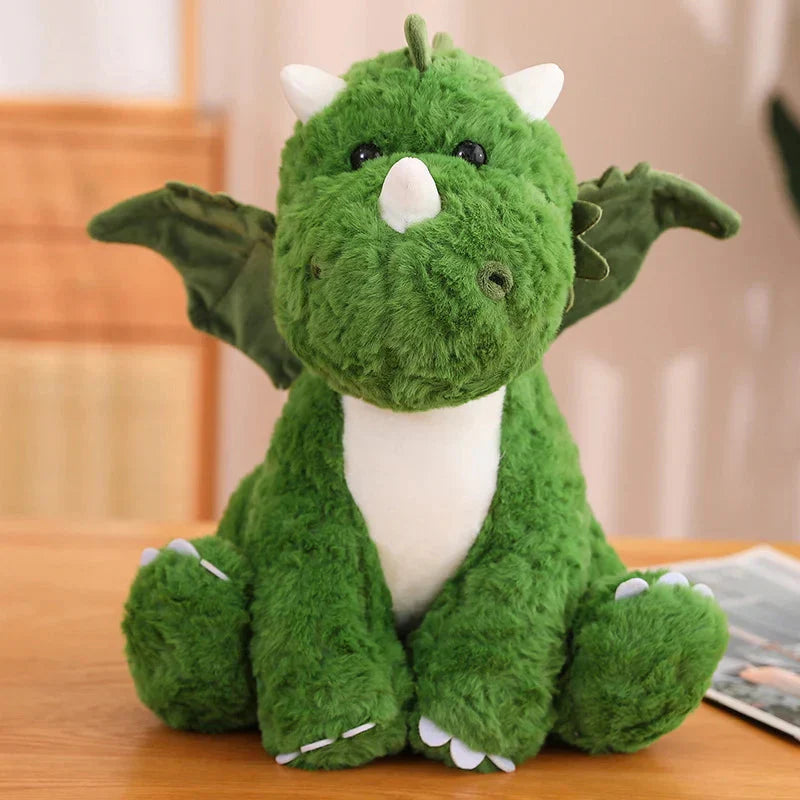 Œuf de dragon peluche coussin 2-en-1 pour enfants
