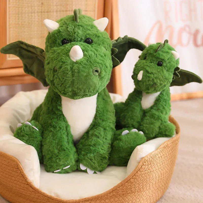 Œuf de dragon peluche coussin 2-en-1 pour enfants